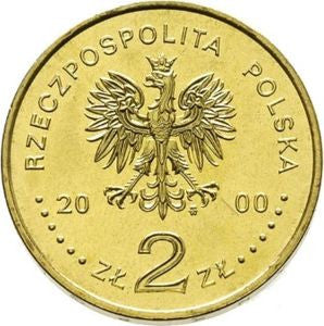 2 zł 2000 - 1000-lecie zjazdu w Gnieźnie