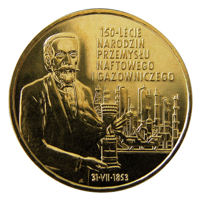 2 zł 2003 - 150-lecie narodzin przemysłu naftowego i gazowniczego