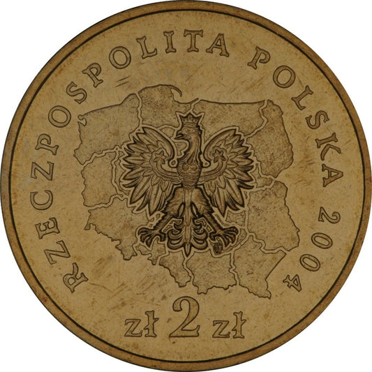 2 zł 2004 - Herby Województw: małopolskie