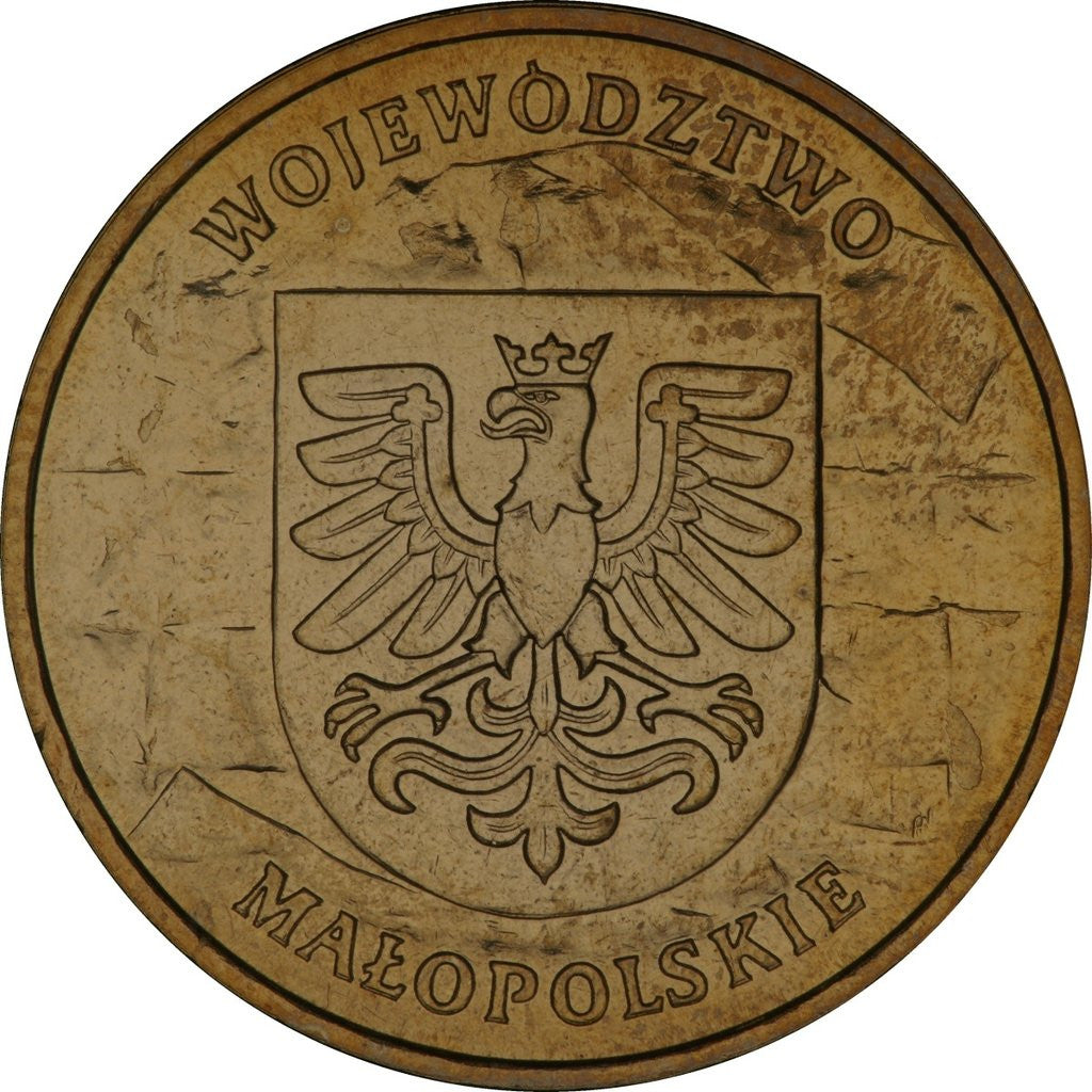 2 zł 2004 - Herby Województw: małopolskie