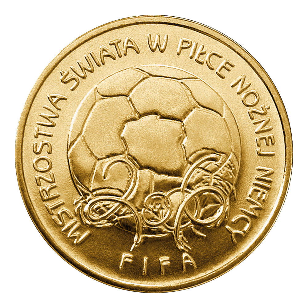 2 zł 2006 - Mistrzostwa Świata w Piłce Nożnej: Niemcy 2006