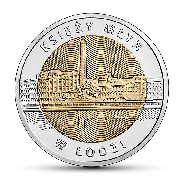 5 zł 2016 - Odkryj Polskę – Księży Młyn w Łodzi