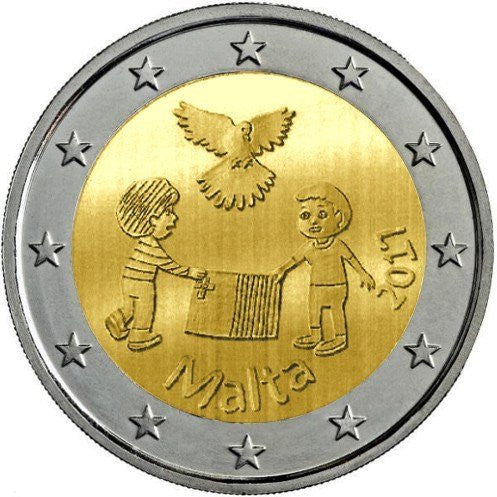 Malta 2 euro 2017 Dziecięca solidarność