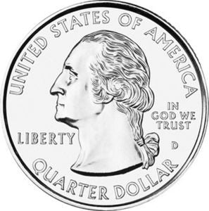 USA 25 centów / ćwiartka 2001 Rhode Island