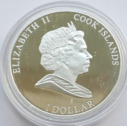 Wyspy Cooka 1 Dolar 2009 Klasztor Batalha