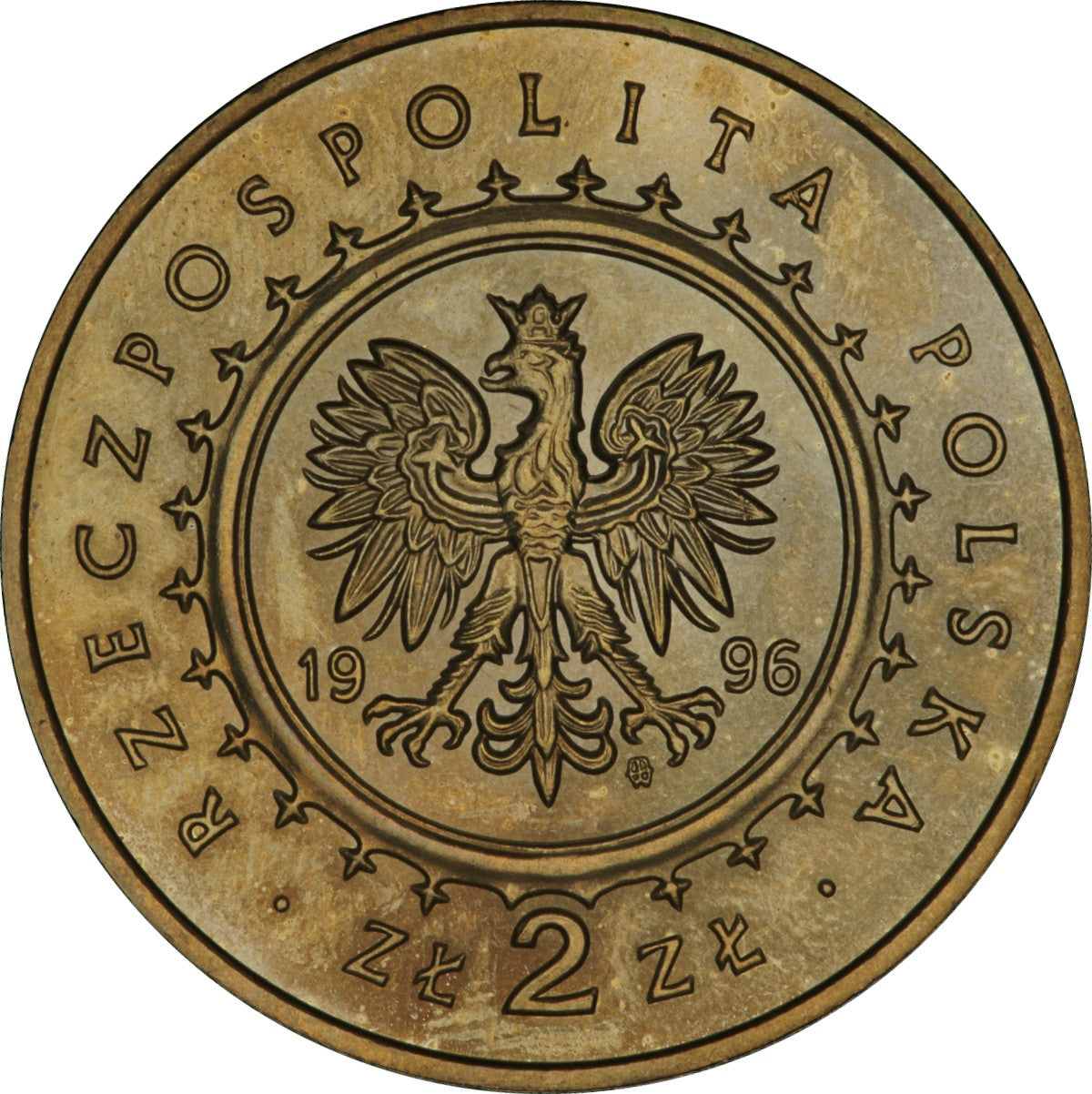 2 zł 1996 - Zamki i pałace w Polsce: Zamek w Lidzbarku Warmińskim