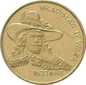 2 zł 1999 - Poczet królów i książąt polskich: Władysław IV Waza (1632 - 1648)