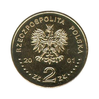 2 zł 2001 - 100. rocznica urodzin Księdza Kardynała Stefana Wyszyńskiego