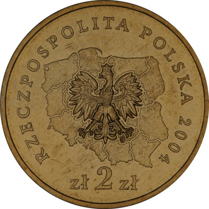 2 zł 2004 - Herby Województw: małopolskie
