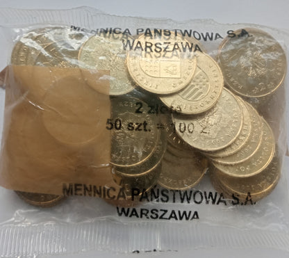 2 zł 2005 - Herby Województw: świętokrzyskie (woreczek 50 szt.)
