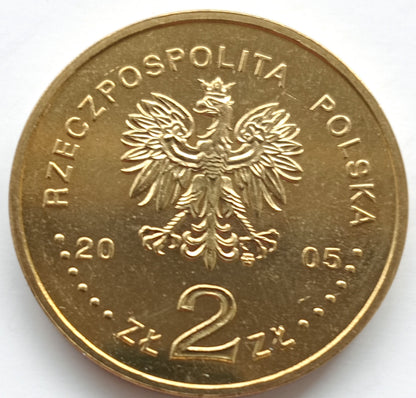 2 zł 2005 - Papież Jan Paweł II