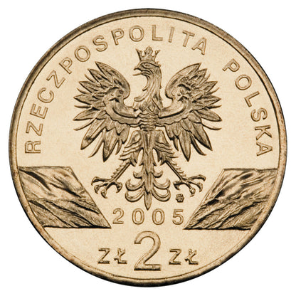 2 zł 2005 - Zwierzęta świata: Puchacz (woreczek 50 szt.)