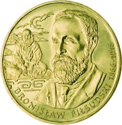 2 zł 2008 - Polscy Podróżnicy i Badacze: Bronisław Piłsudski (1866-1918)