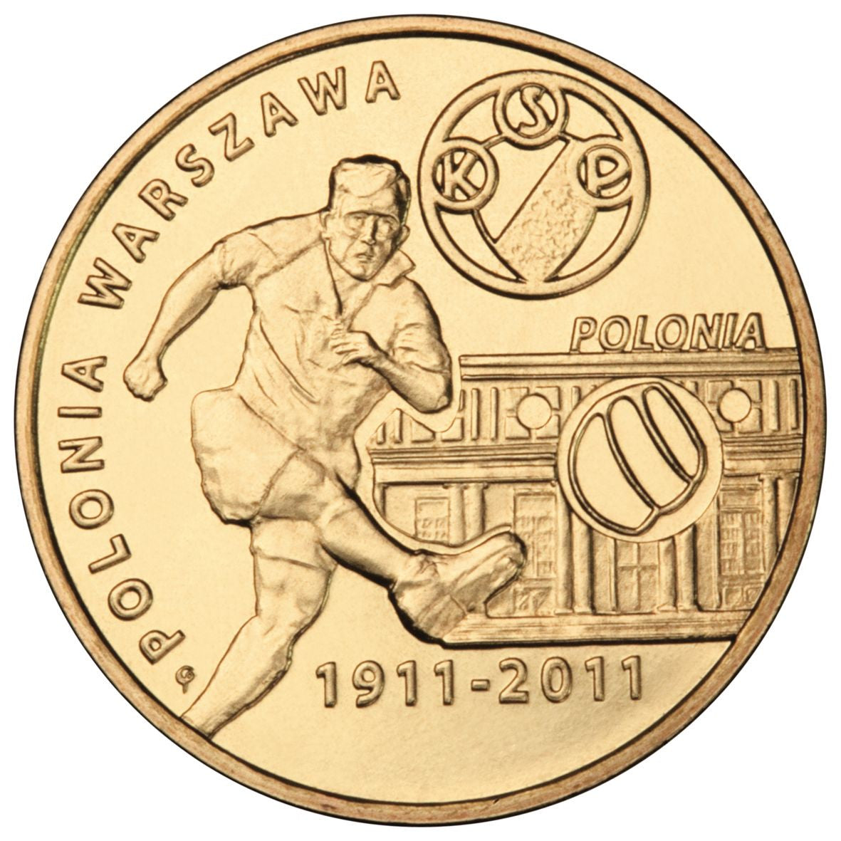 2 zł 2011 - Polskie Kluby Piłkarskie – Polonia Warszawa