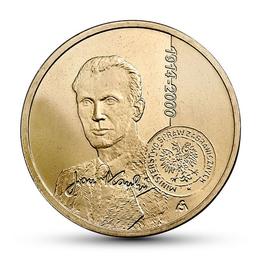 2 zł 2014 - 100. rocznica urodzin Jana Karskiego