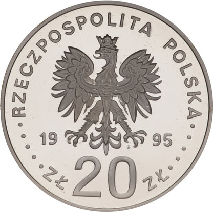 20 zł 1995 - Katyń, Miednoje, Charków - 1940