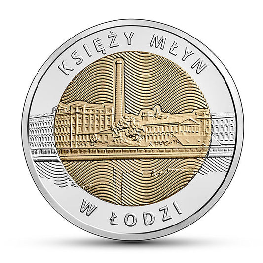 5 zł 2016 - Odkryj Polskę – Księży Młyn w Łodzi