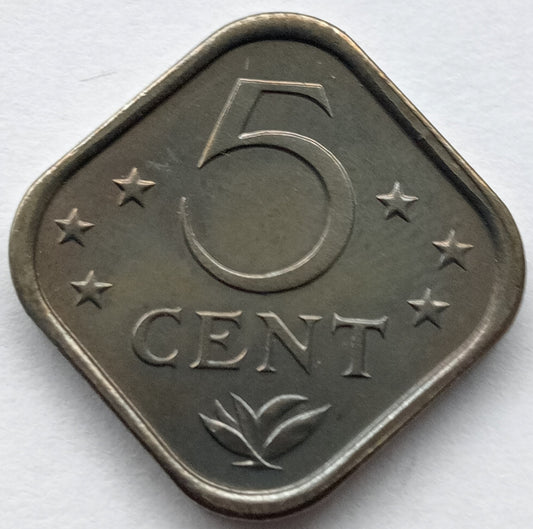 Antyle Holenderskie 5 Cent 1984