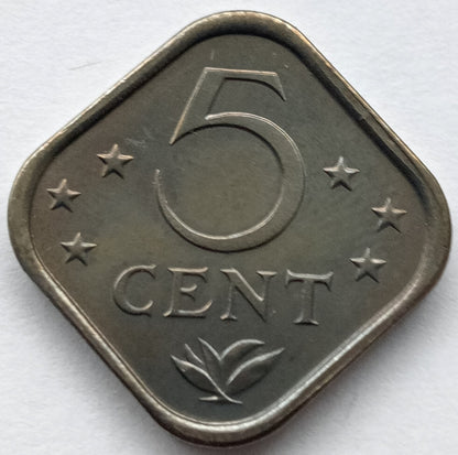 Antyle Holenderskie 5 Cent 1985