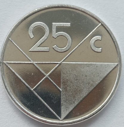 Aruba 25 Centów 1996