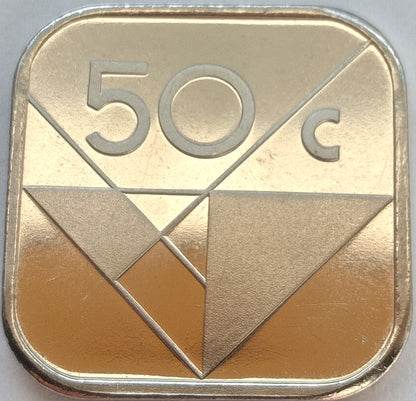 Aruba 50 Centów 2002