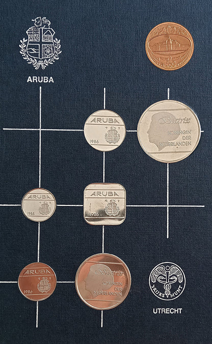 Aruba Zestaw menniczy 1986