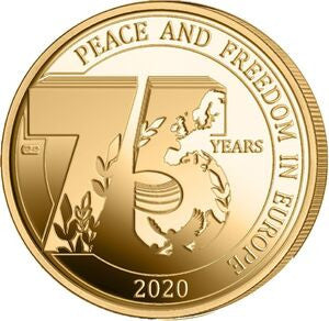 Belgia 2,5 euro 2020 75. rocznica - Pokój i wolność w Europie