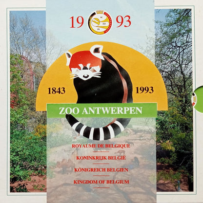 Belgia Różne euro zestaw menniczy 1993