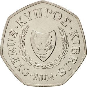 Cypr 50 Centów 2004