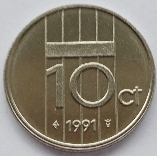 Holandia 10 Cent 1991