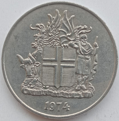 Islandia 10 Koron 1974 (herb)