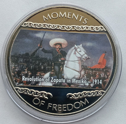 Liberia 10 Dolarów 2004 Rewolucja Zapaty w Meksyku