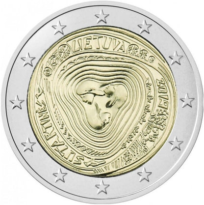 Litwa 2 euro 2019 Sutartinės - litewskie pieśni wielogłosowe