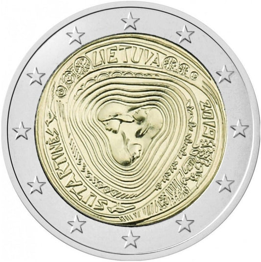 Litwa 2 euro 2019 Sutartinės - litewskie pieśni wielogłosowe