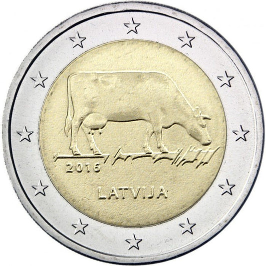 Łotwa 2 euro 2016 Rolnictwo łotewskie