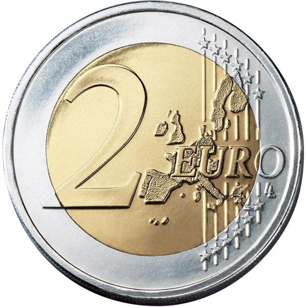 Luksemburg 2 euro 2005 100-lecie śmierci Wielkiego Księcia Adolfa, 50-lecie urodzin i 5 lat na tronie Wielkiego Księcia Henryka