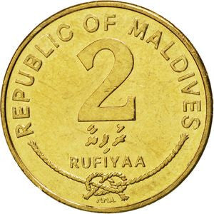 Malediwy 2 Rupie 2007 (magnetyczne)