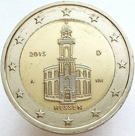 Niemcy 2 euro 2015 Hesja