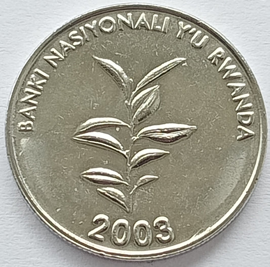 Rwanda 20 Franków 2003