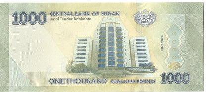 Sudan 1000 Funt 2024 - UNC