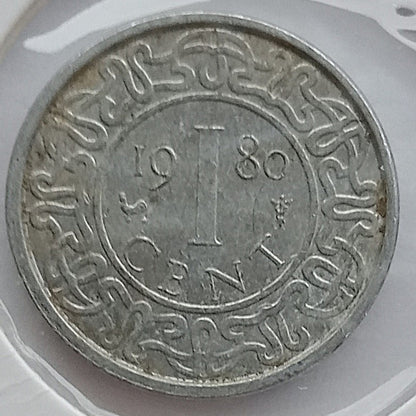 Surinam 1 Cent 1980