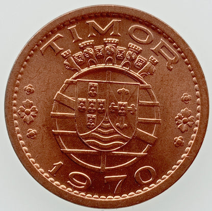 Timor Wschodni 20 Centavo Timoru Portugalskiego 1970
