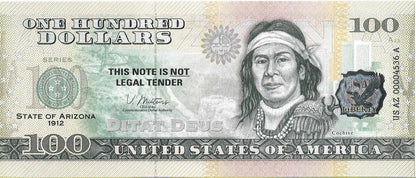 USA 100 Dolarów 2022 Arizona Commemorative Dollar