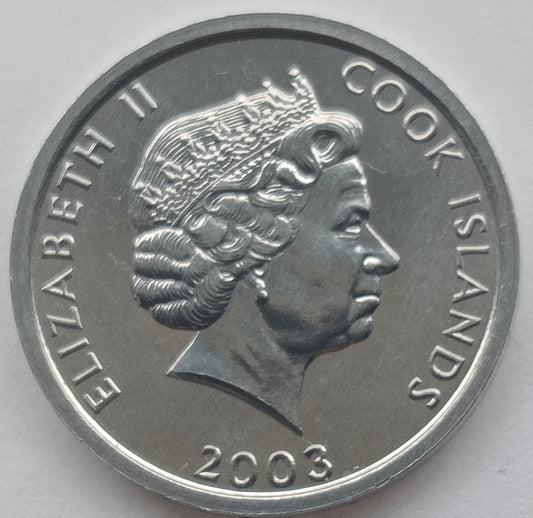 Wyspy Cooka 1 Cent 2003 Pointer Dog