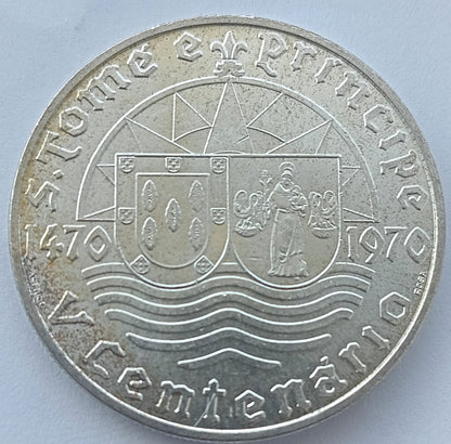 Wyspy Świętego Tomasza i Książęca 50 Escudo 1970  500 rocznica odkrycia